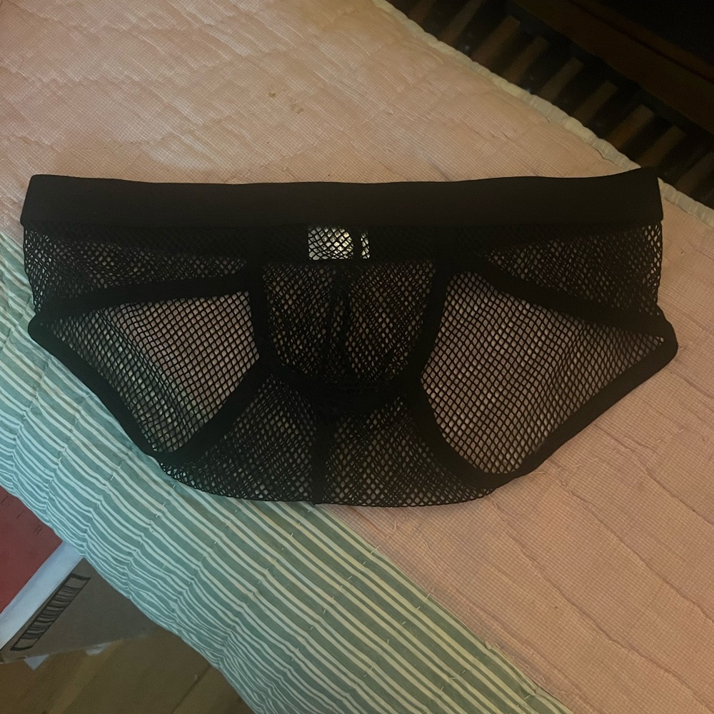 SEXY Mesh Brief. says XL. looks more like MEDIUM